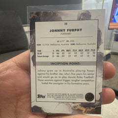 Topps Inception Johnny Furphy Rookie 2023 24 Indiana Pacers Card #281