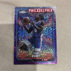 Topps Chrome Tyrese Maxey Hologram Philadelphia 76ers NBA #400