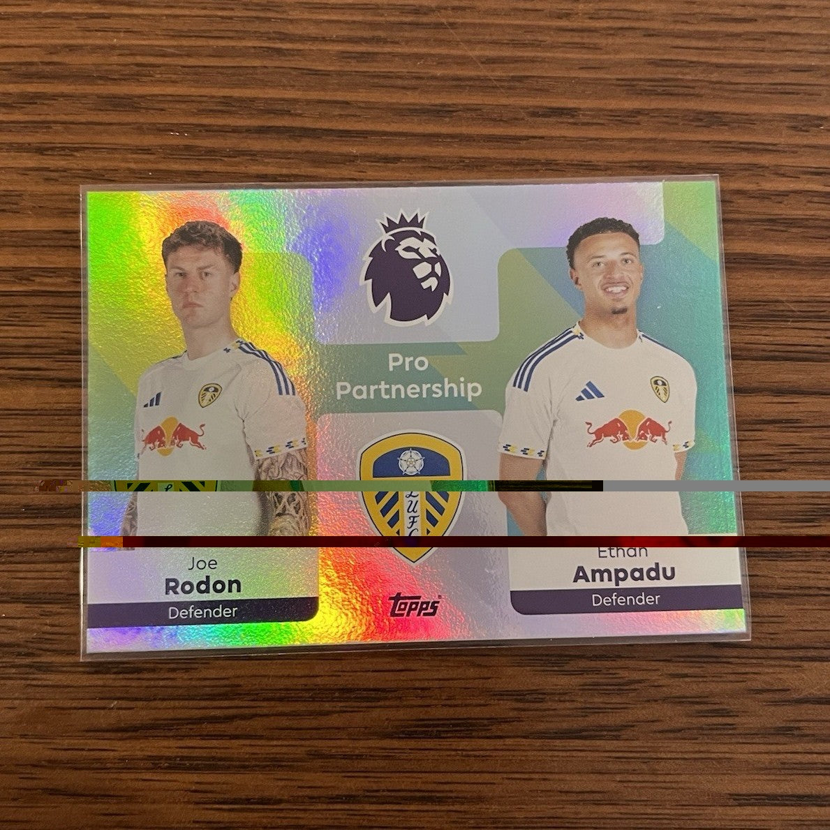Joe Rodon Ethan Ampadu Pro Partnership Insert Topps Premier League 380 25/260
