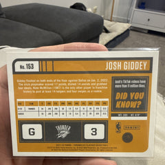 Panini 2021 22 Chronicles Classics Josh Giddey Rookie #153 Thunder1