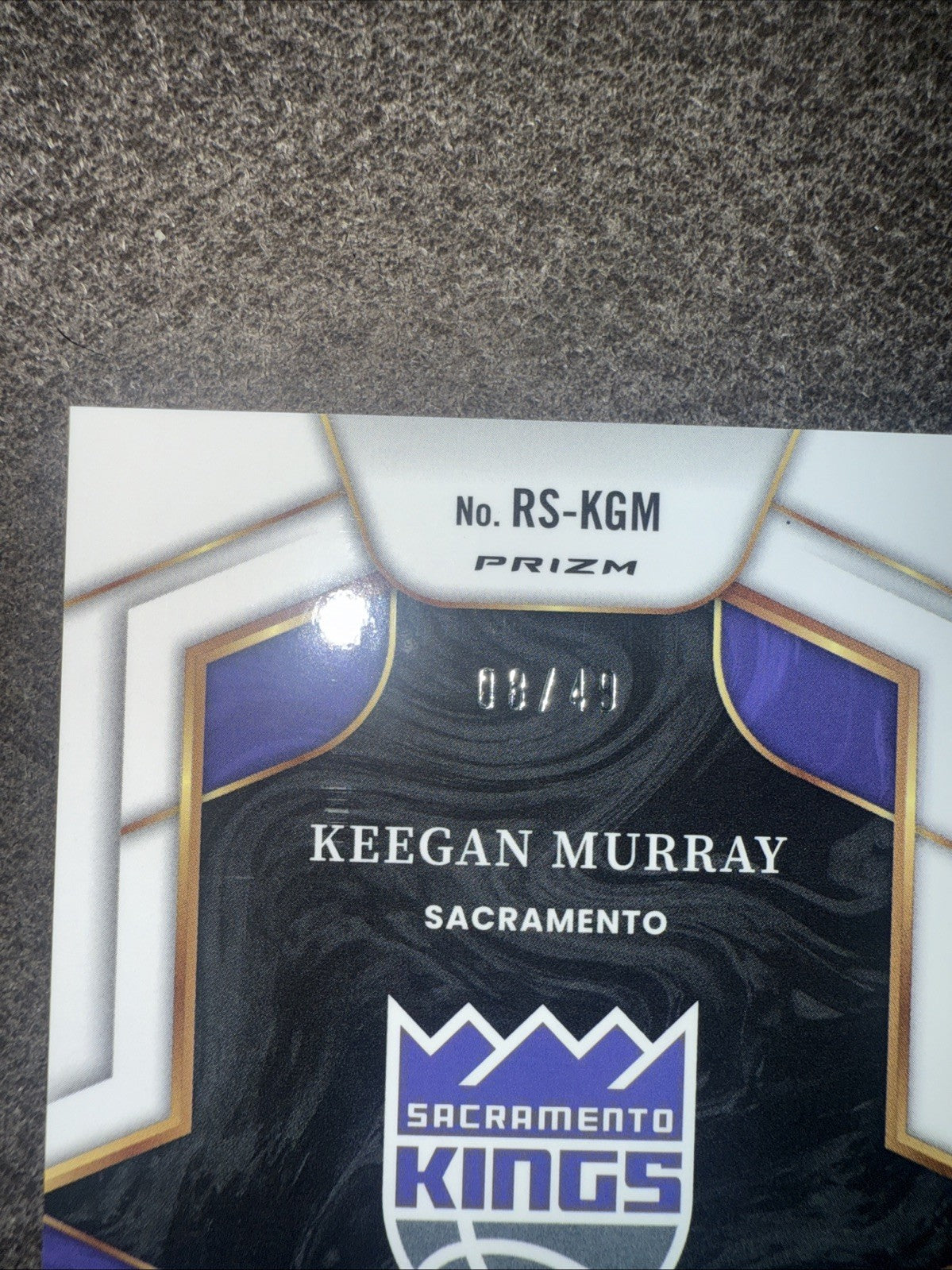 2022 23 Select Keegan Murray Rookie Signatures Auto Blue/494