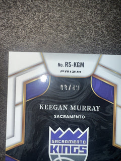 2022 23 Select Keegan Murray Rookie Signatures Auto Blue/494
