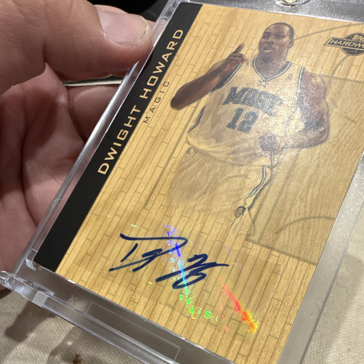 Topps 2008 09 Hardwood Dwight Howard Hardwood Signatures HS DH Auto 32/392