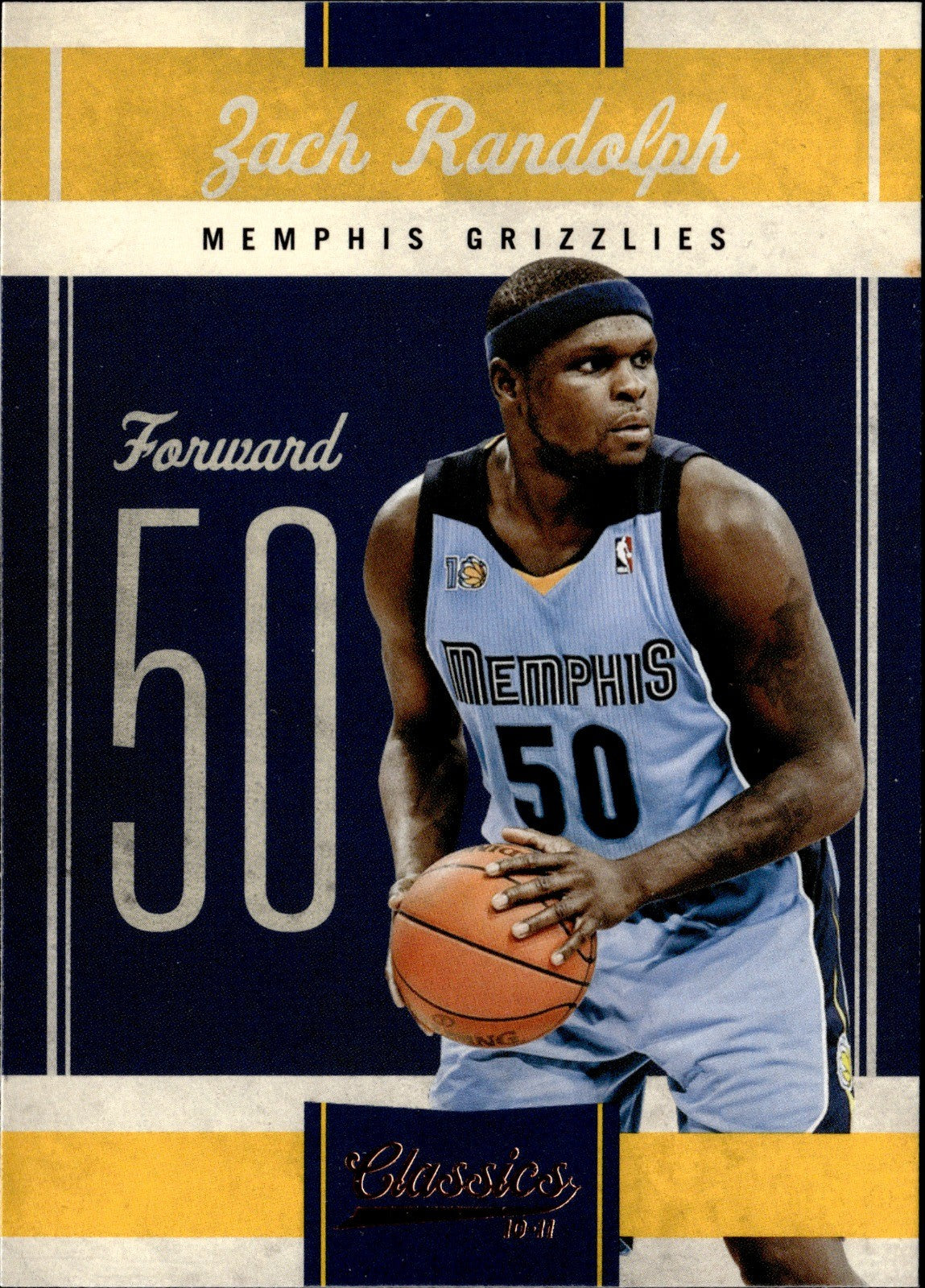 Zach Randolph Base Panini Classics 12 NM0