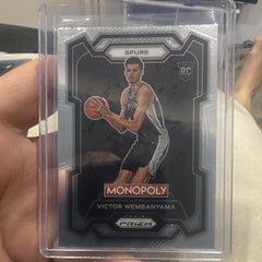 Panini Prizm Basketball 2023 24 Victor Wembanyama Rookie Monopoly 81 Spurs0
