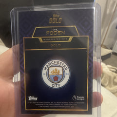 Topps Gold Phil Foden Insert Topps Premier League Soccer   Manchester City 20251