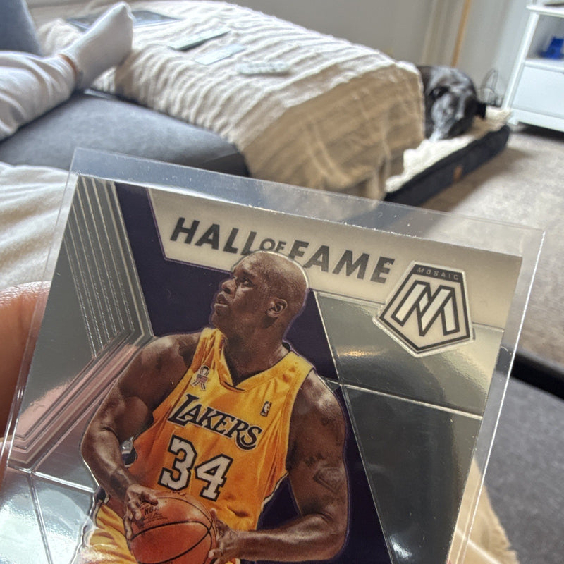 Panini 2019 20 Mosaic Hall of Fame Insert #281 Shaquille O'Neal Lakers2