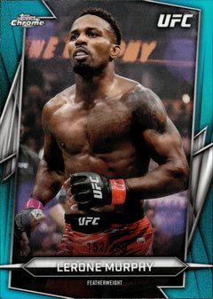 Lerone Murphy Teal Refractor Topps Chrome UFC 152/199   Teal Refractor 190 NM0