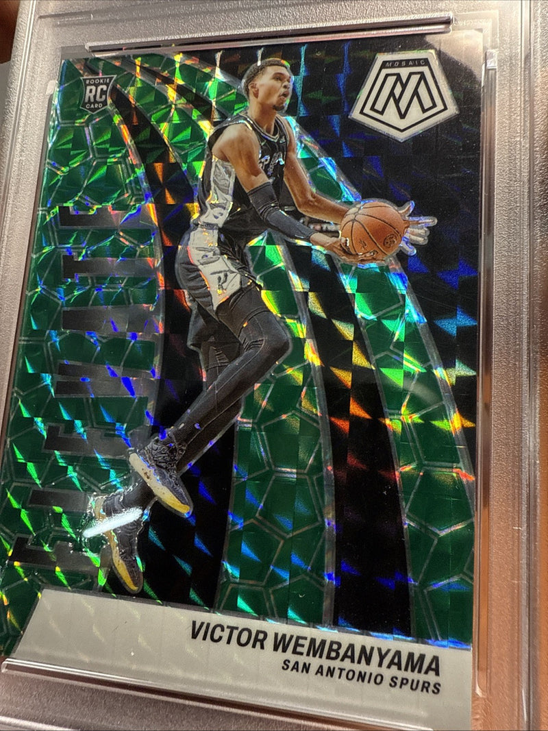 2023 Victor Wembanyama Rookie Mosaic with Custom Wemby Slab Display4
