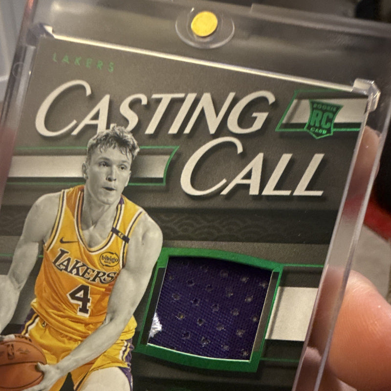 Panini Dalton Knecht Lakers Casting Call RC Patch 32/49 2024-25 Noir2