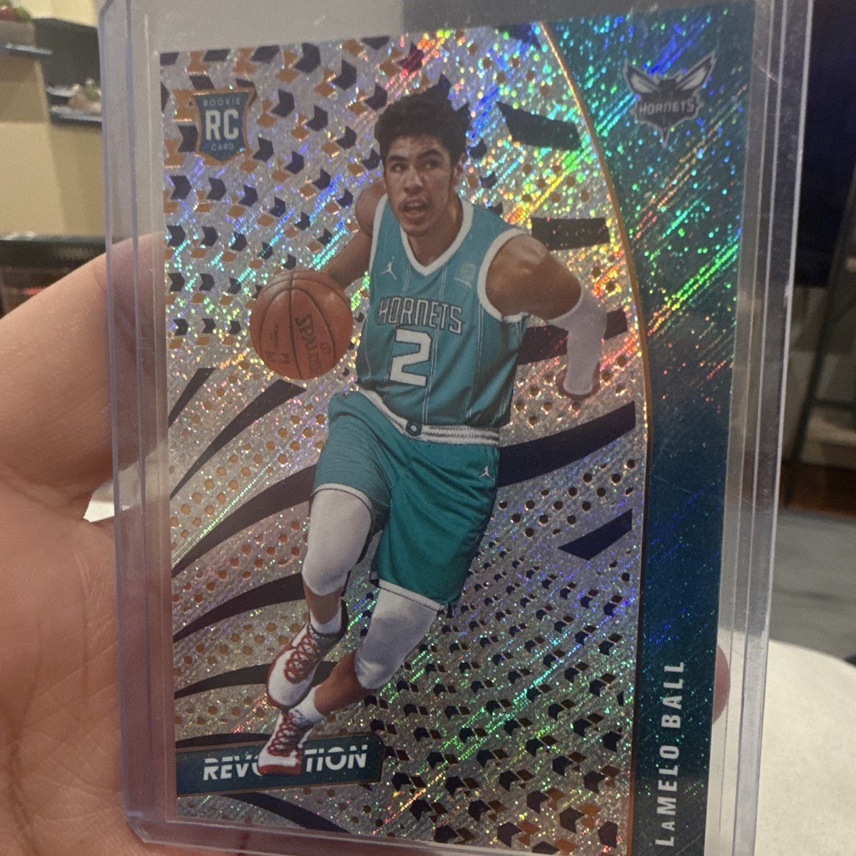 Panini Revolution 2020 21 LaMelo Ball Rookie Parallel No. 140 Hornets0