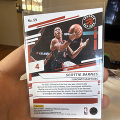 Panini Chronicles Prestige Scottie Barnes Rookie RC No. 59 Toronto Raptors1