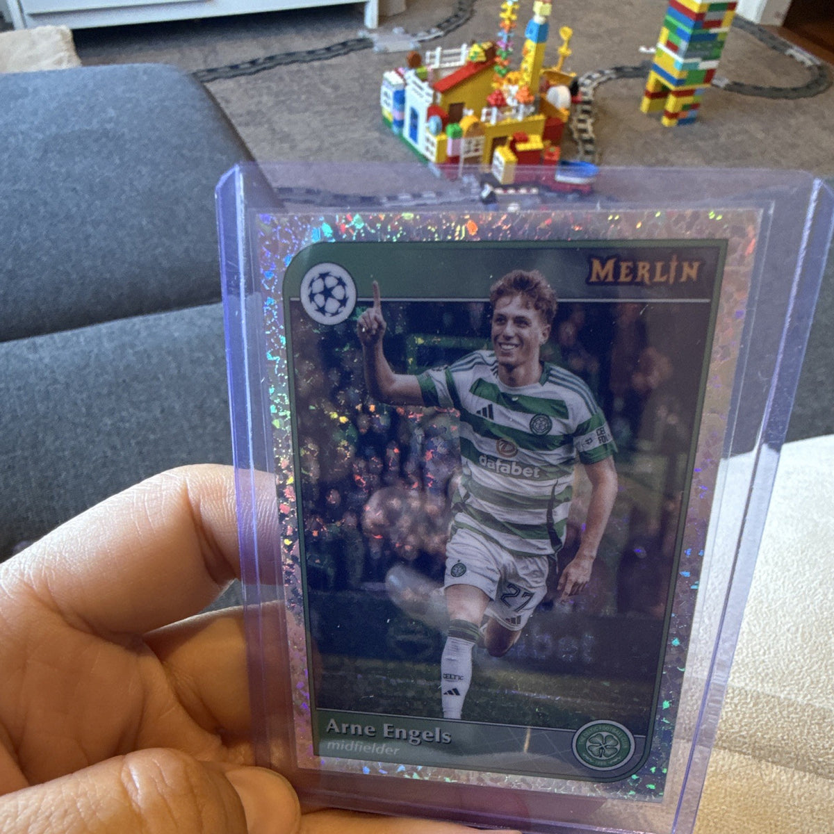 Topps Merlin Collections Arne Engels Parallel/Variety Celtic FC UCL #1942