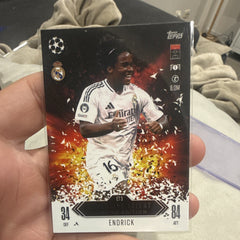 Topps Match Attax TCG Endrick Real Madrid ET3 Explosive Talent Limited Ed0