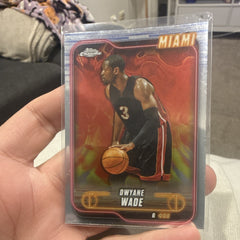 Topps Chrome Dwyane Wade Base Miami Heat #13 2025 Basketball Card0