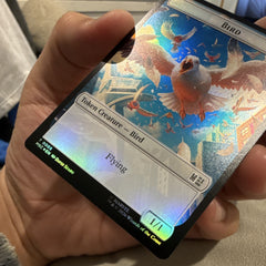 Magic: The Gathering Marvel Foil Token Creatures Rhino / Bird3