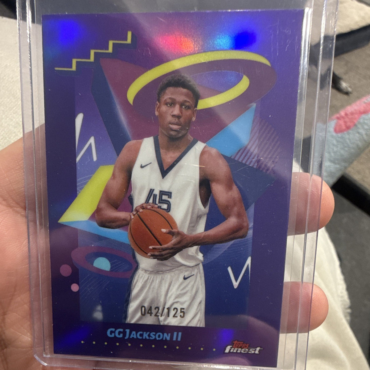 Topps Finest GG Jackson II Purple Parallel 042/125 #243 Memphis Grizzlies0