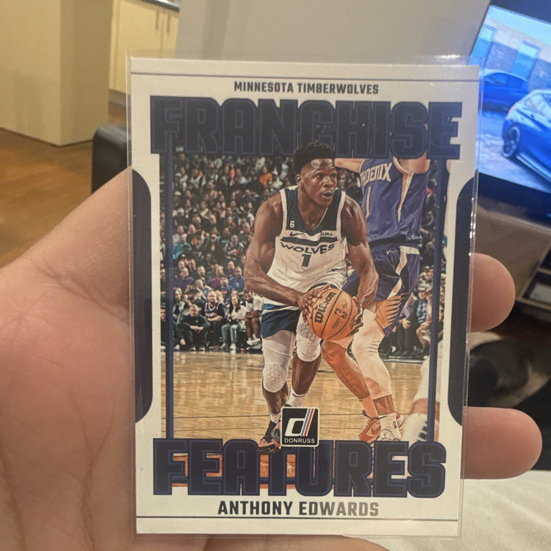 Panini Donruss Franchise Features Insert #17 Anthony Edwards Timberwolves0