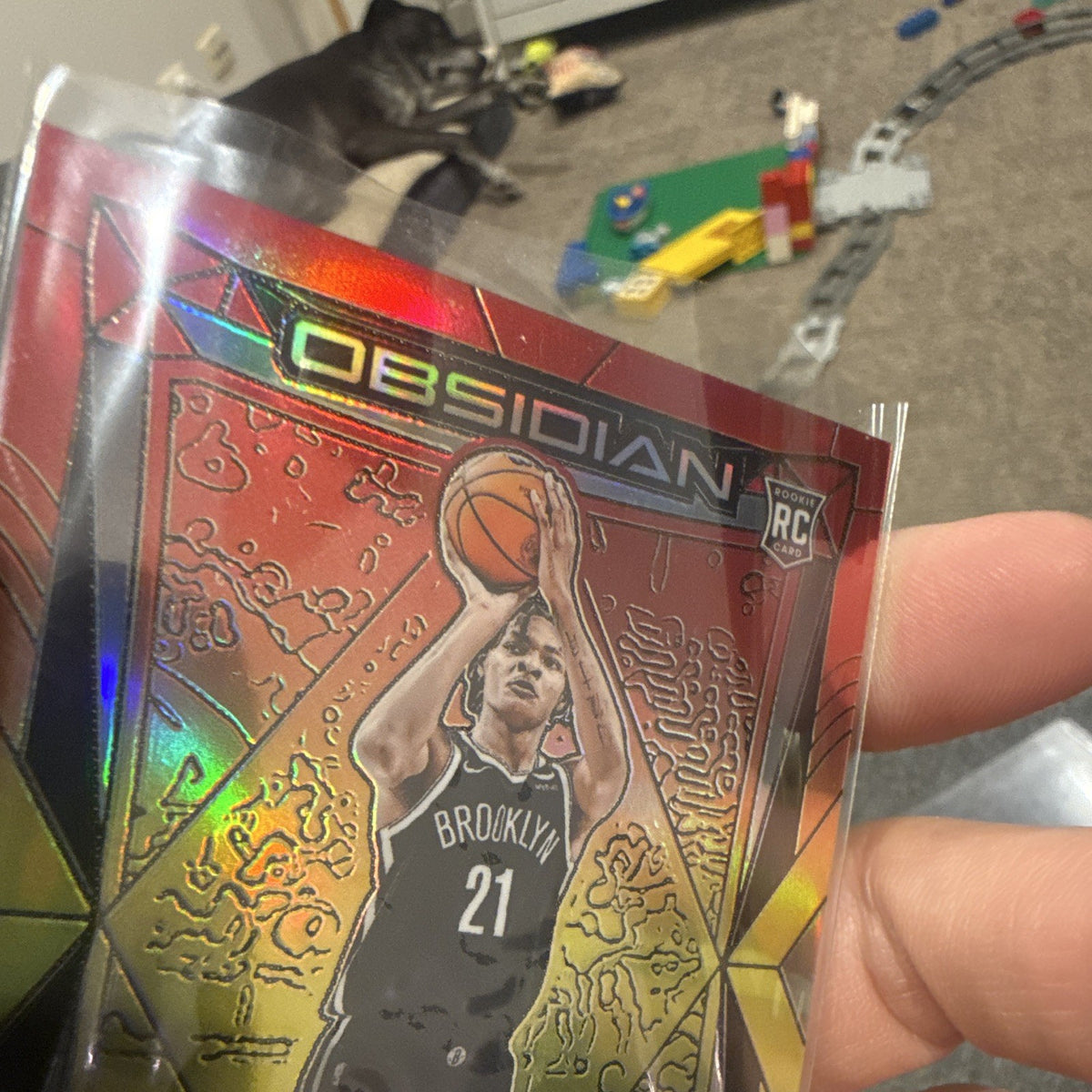 Panini Obsidian 2023 24 Noah Clowney Rookie #68 Brooklyn Nets 12/753