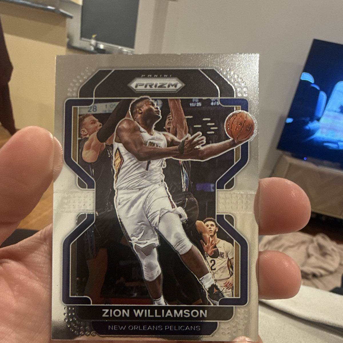 Panini 2021 22 Prizm Basketball Zion Williamson Base Set #108 Pelicans0