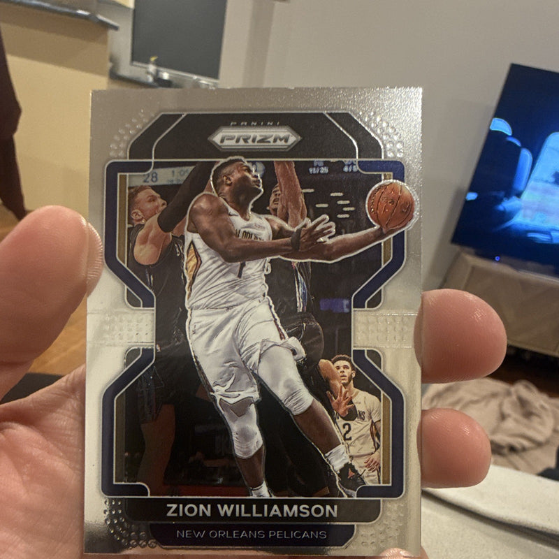 Panini 2021 22 Prizm Basketball Zion Williamson Base Set #108 Pelicans0