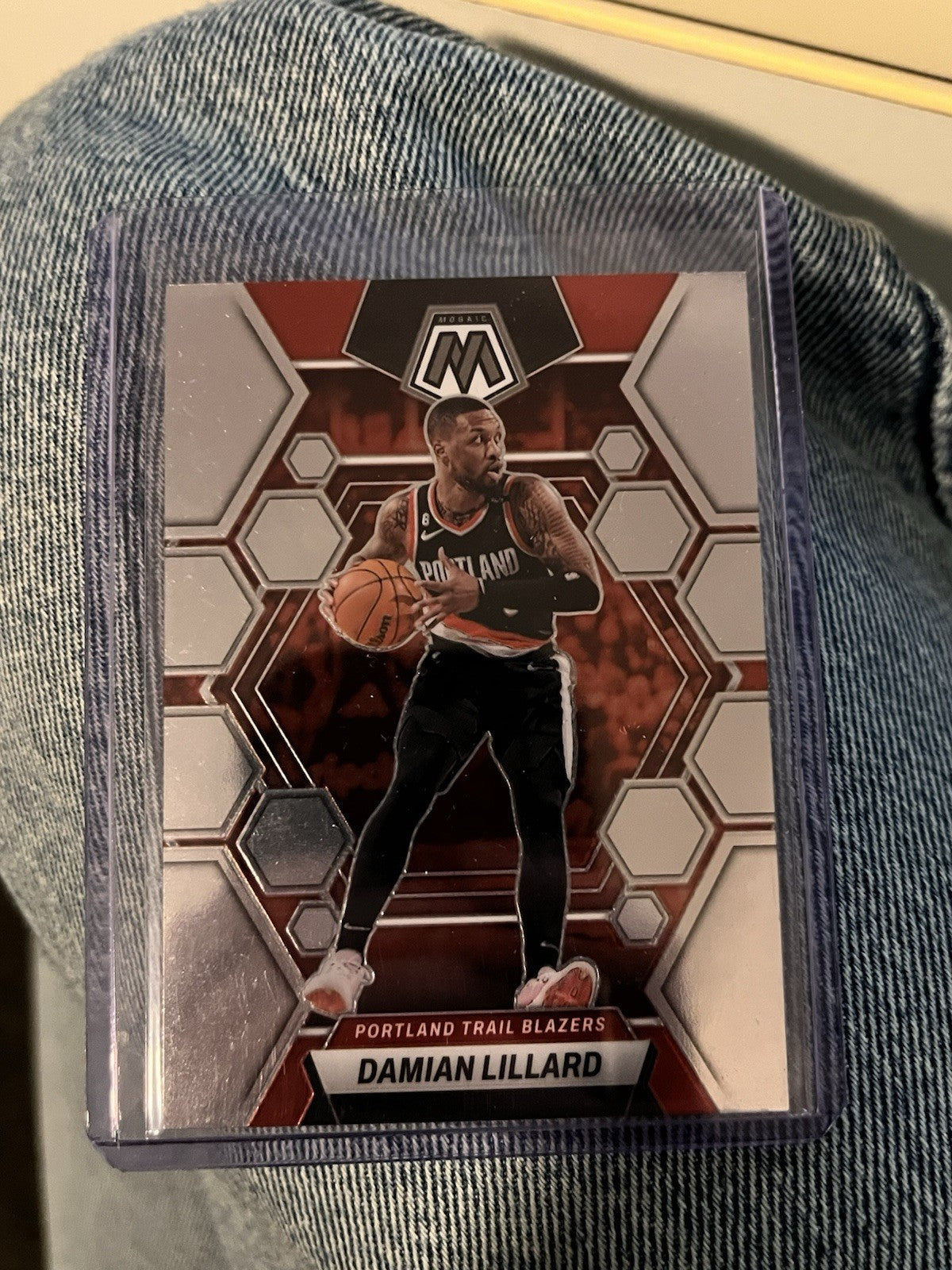 Panini 2022-23 Mosaic Basketball Damian Lillard Base #38 Trail Blazers0
