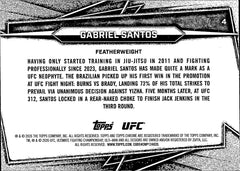 Gabriel Santos Base 4 Topps Chrome Sapphire Edition NM1