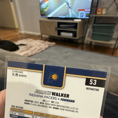 Topps Chrome Jarace Walker Refractor Indiana Pacers #53 NBA Basketball 24 252