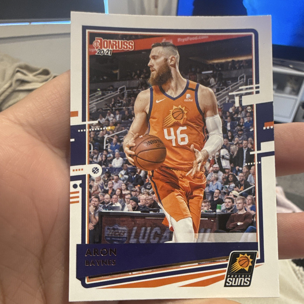 Panini Donruss 2020 21 Aron Baynes Base Set #99 Phoenix Suns NBA Trading Card0