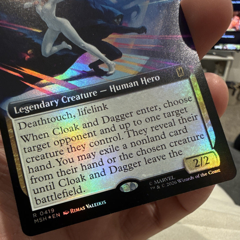 Cloak and Dagger, Entwined Foil Rare Marvel 0419 Legendary Creature2
