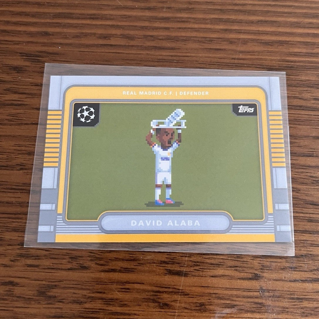Topps UEFA Champions League David Alaba Insert 8B 1 Real Madrid C.F.0