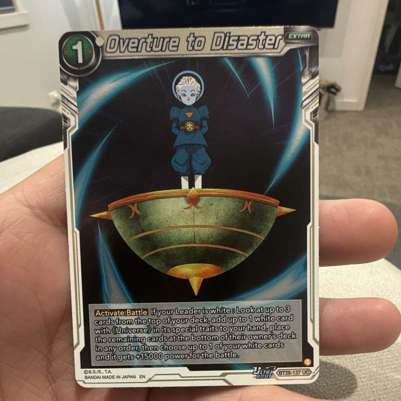 Dragon Ball Super Overture to Disaster Extra UC Foil BT28-1370
