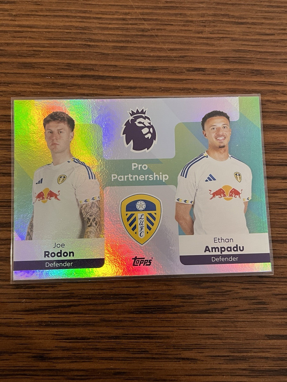 Joe Rodon Ethan Ampadu Pro Partnership Insert Topps Premier League 380 25/261