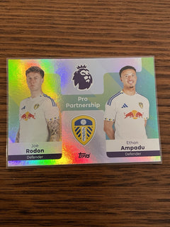 Joe Rodon Ethan Ampadu Pro Partnership Insert Topps Premier League 380 25/261