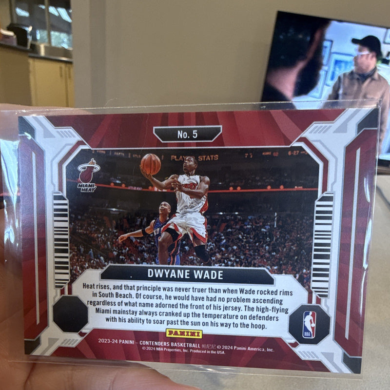 Panini Dwyane Wade Suite Shots Hologram Insert No. 5 2023 24 Contenders1
