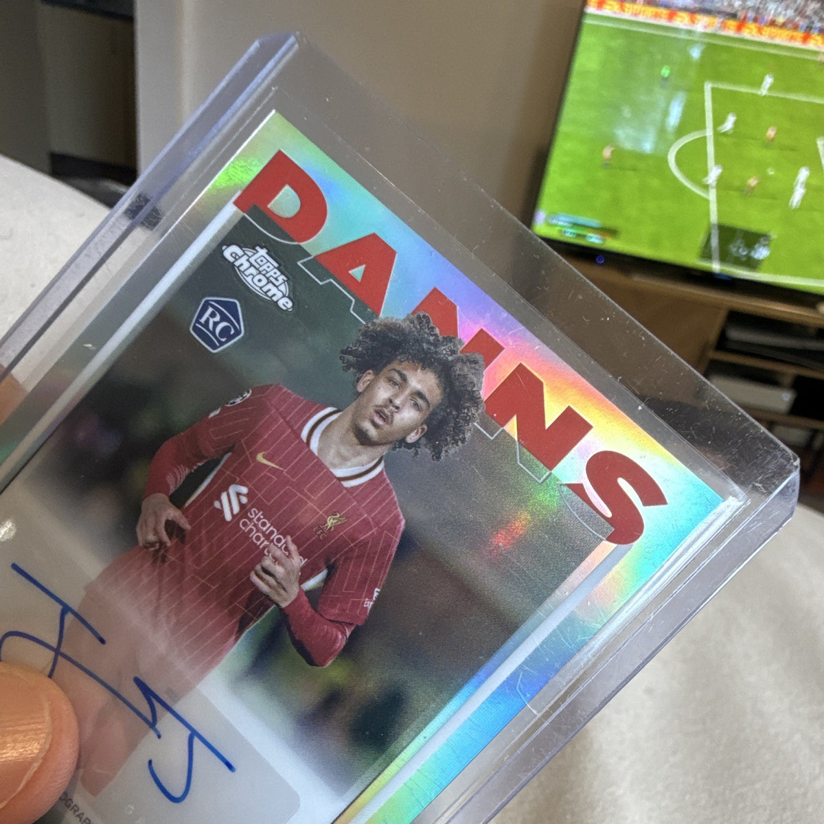 Topps Chrome UEFA Club Competitions 2024/25 Jayden Danns Auto RC CA JD3