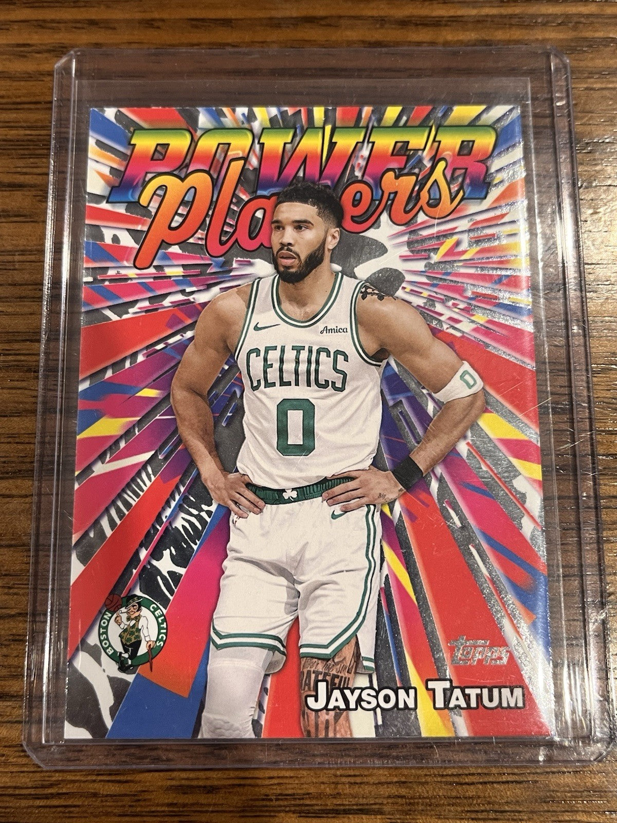 Topps Jayson Tatum Power Players PP 5 2024 25 Topps Boston Celtics1