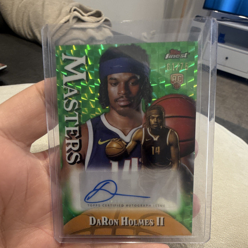Topps Finest DaRon Holmes II Masters Autographs MA DHO RC Auto 61/75 Nuggets0
