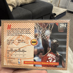 Fleer 1992 93 Slam Dunk Insert Hakeem Olajuwon #294 Houston Rockets1