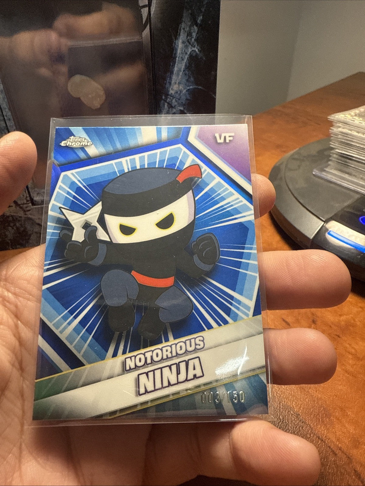 Vee friends Topps Chrome Notorious Ninja Numbered 3/1500