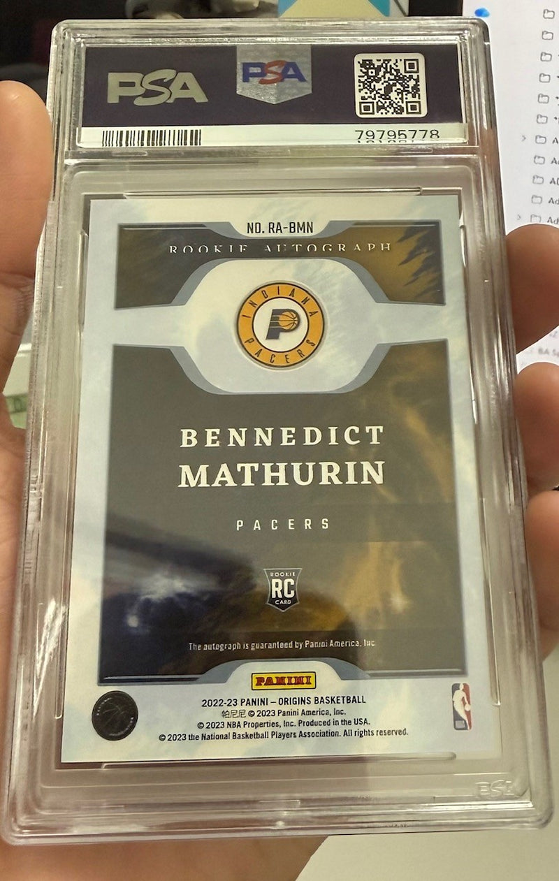 Bennedict Mathurin Base Hoops   Rookie Ink RI BDM NM1