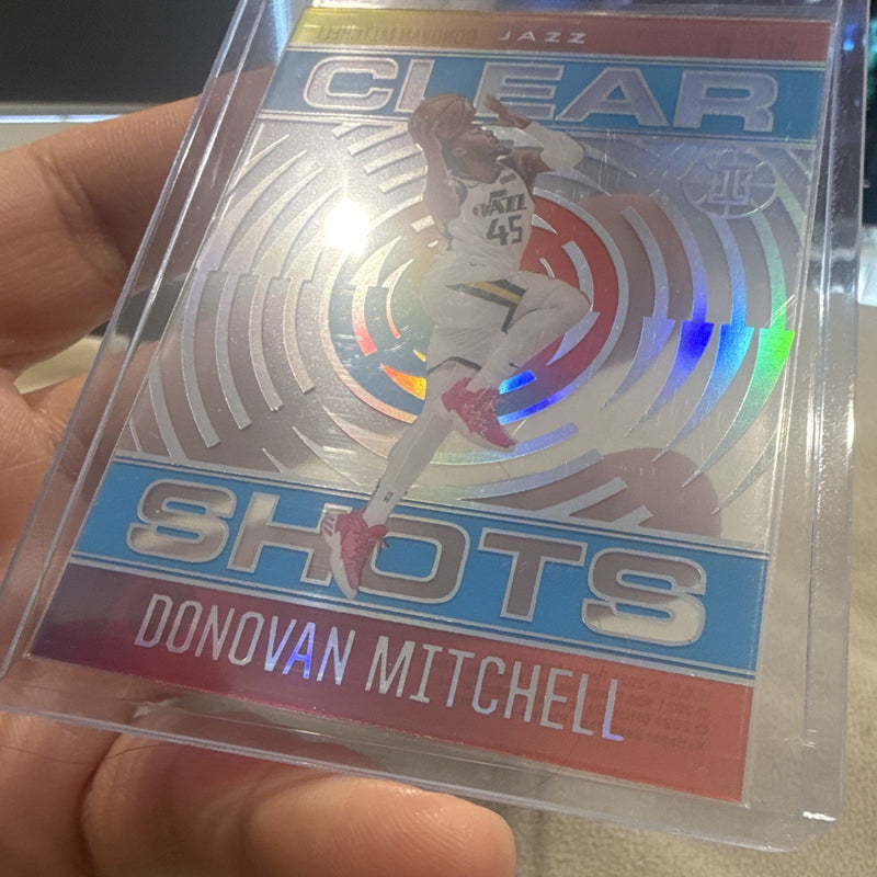 Panini Illusions 2020 21 Clear Shots No. 8 Donovan Mitchell Utah Jazz3