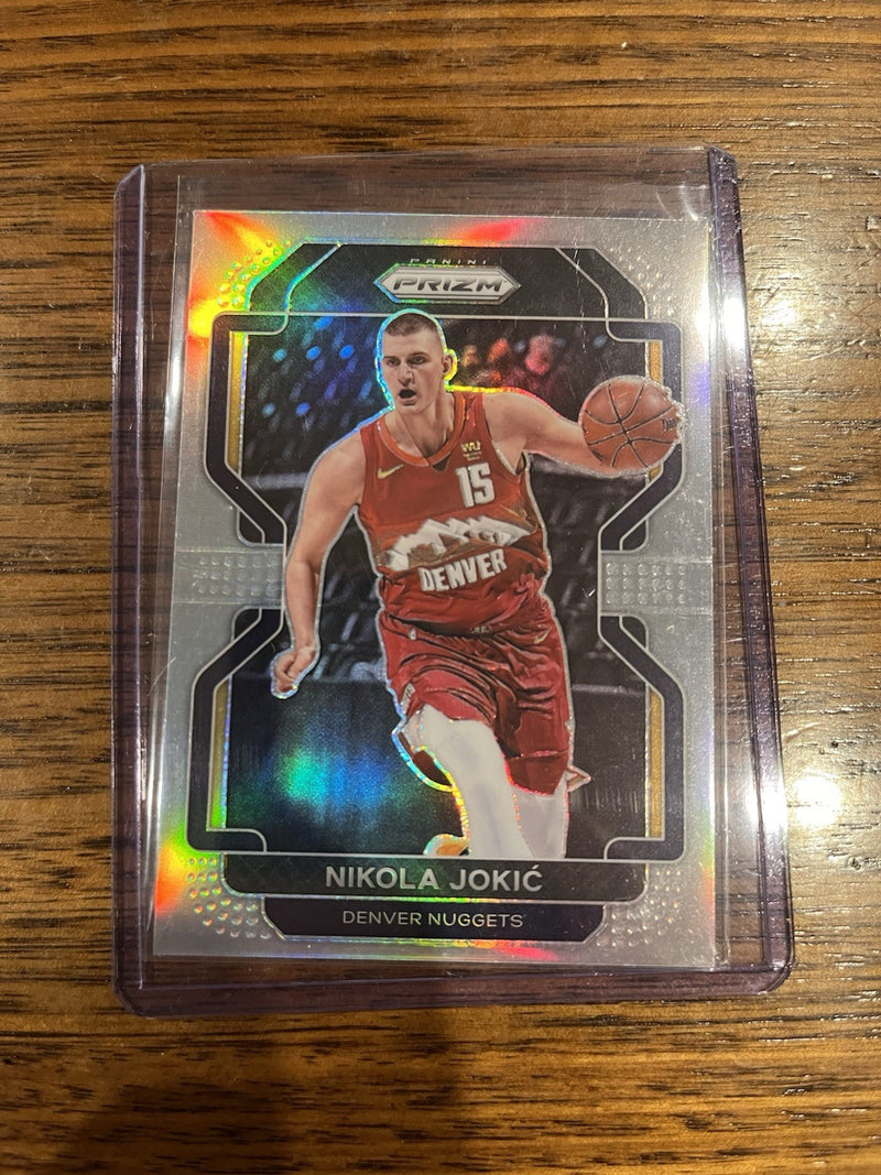Panini Prizm 2021 22 Nikola Jokić Denver Nuggets Basketball Card No. 320