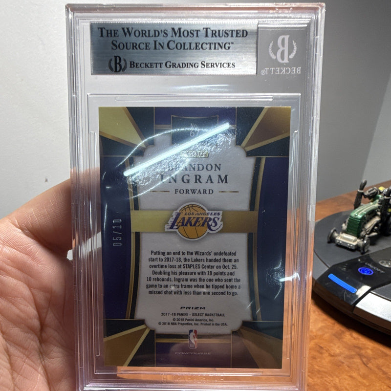 Panini Select Prizms Gold Brandon Ingram Lakers #67 BGS 9 Mint 05/101
