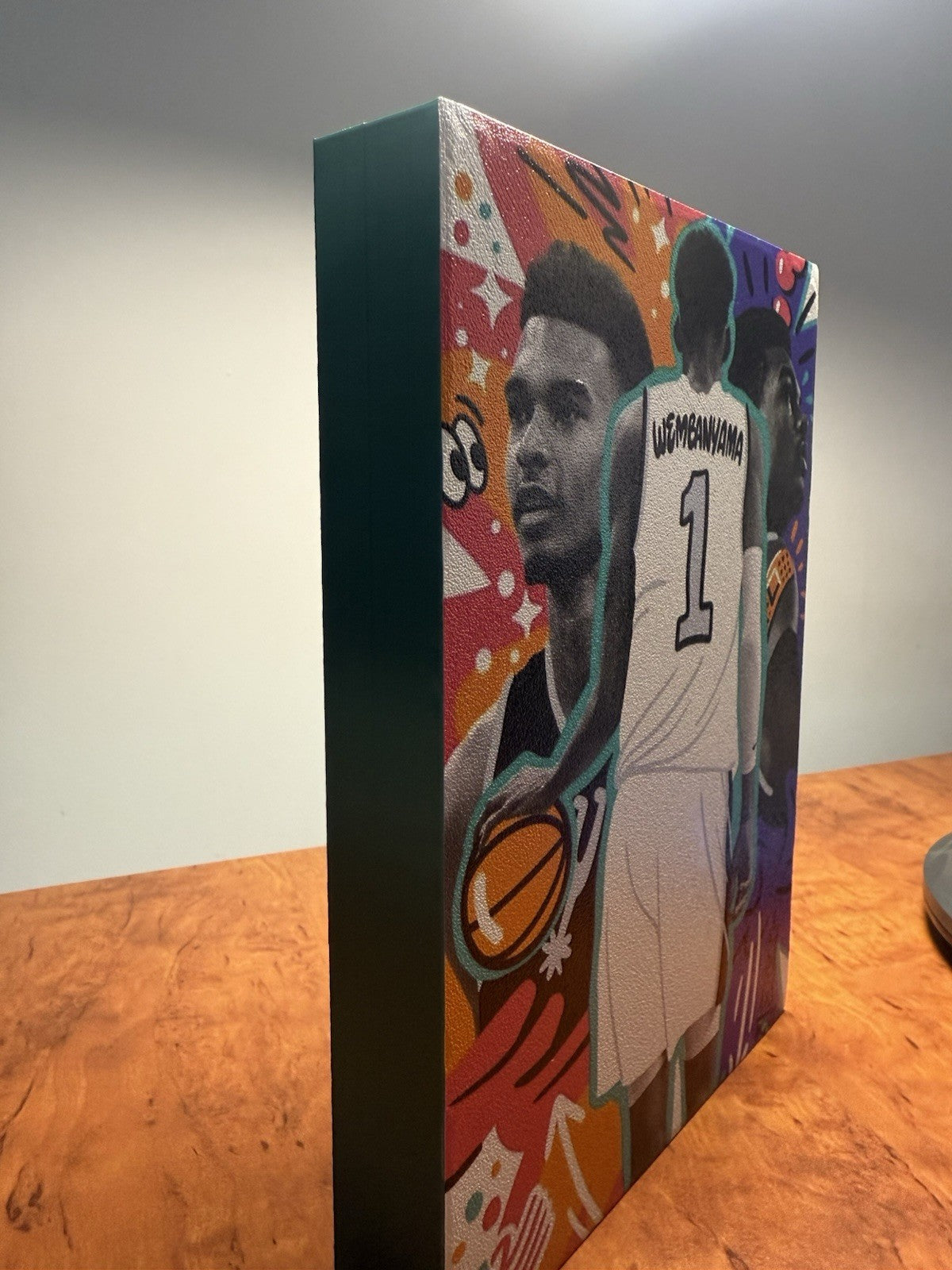 2023 Victor Wembanyama Rookie Mosaic with Custom Wemby Slab Display14