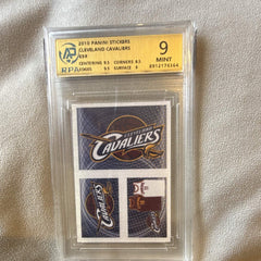 Panini 2010 Stickers Cleveland Cavaliers #69 Insert NBA Trading Card RPA 90