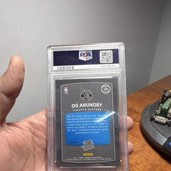 Panini Donruss Optic 2017 18 OG Anunoby Lime Green Rated Rookie 178 PSA 9 /1753