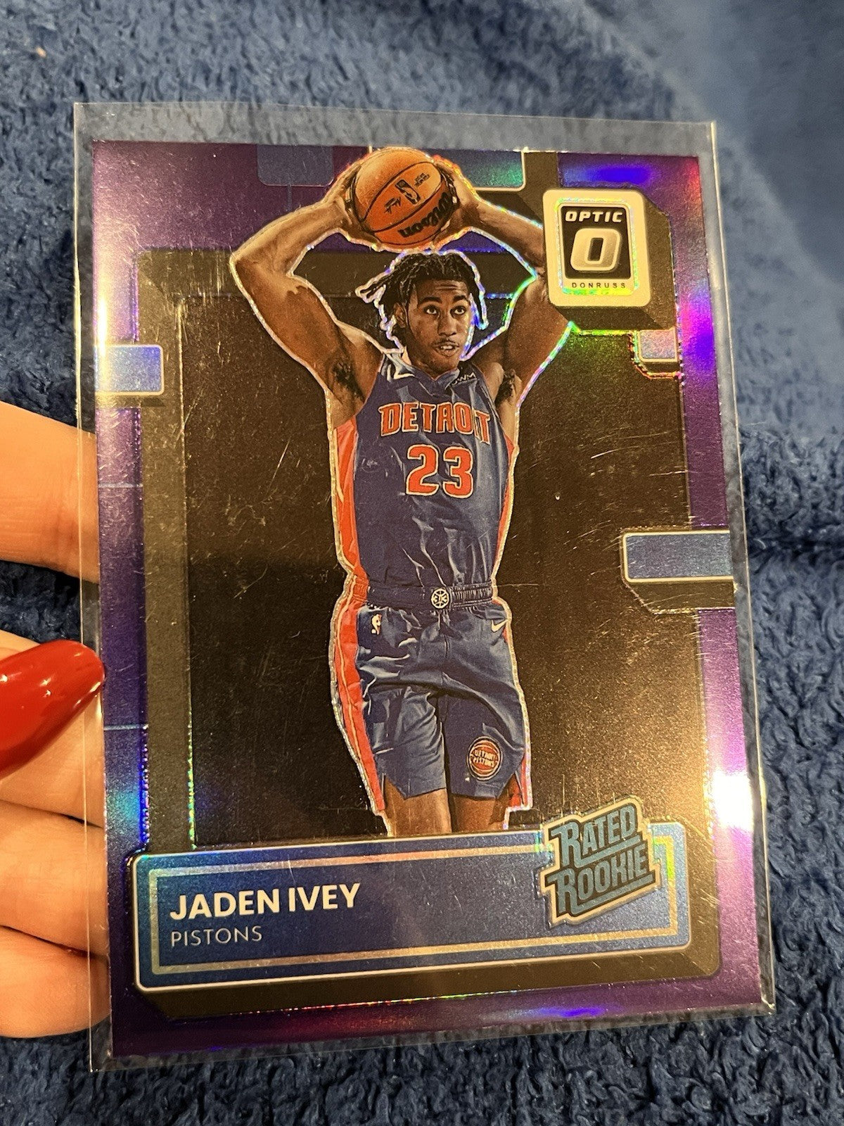 Panini Donruss Optic Rated Rookie Jaden Ivey Detroit Pistons #241 2022 231