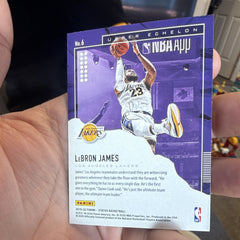 Panini Status 2019 20 Upper Echelon No. 6 LeBron James Lakers Insert2
