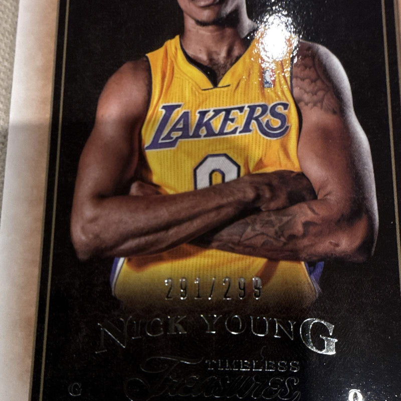 Panini 2013 14 Timeless Treasures Basketball Nick Young Lakers #60 291/2991